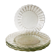 4 flat plates Duralex Oil Lesieur