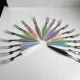 Set of 18 mini forks fruit aperitif 70s