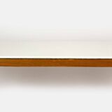 Mid-Century Modern Coffee Table with Glass Top from Cesky Nabytek, 1960s