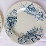 2 flat plates vintage K&G Luneville hunting model 220540