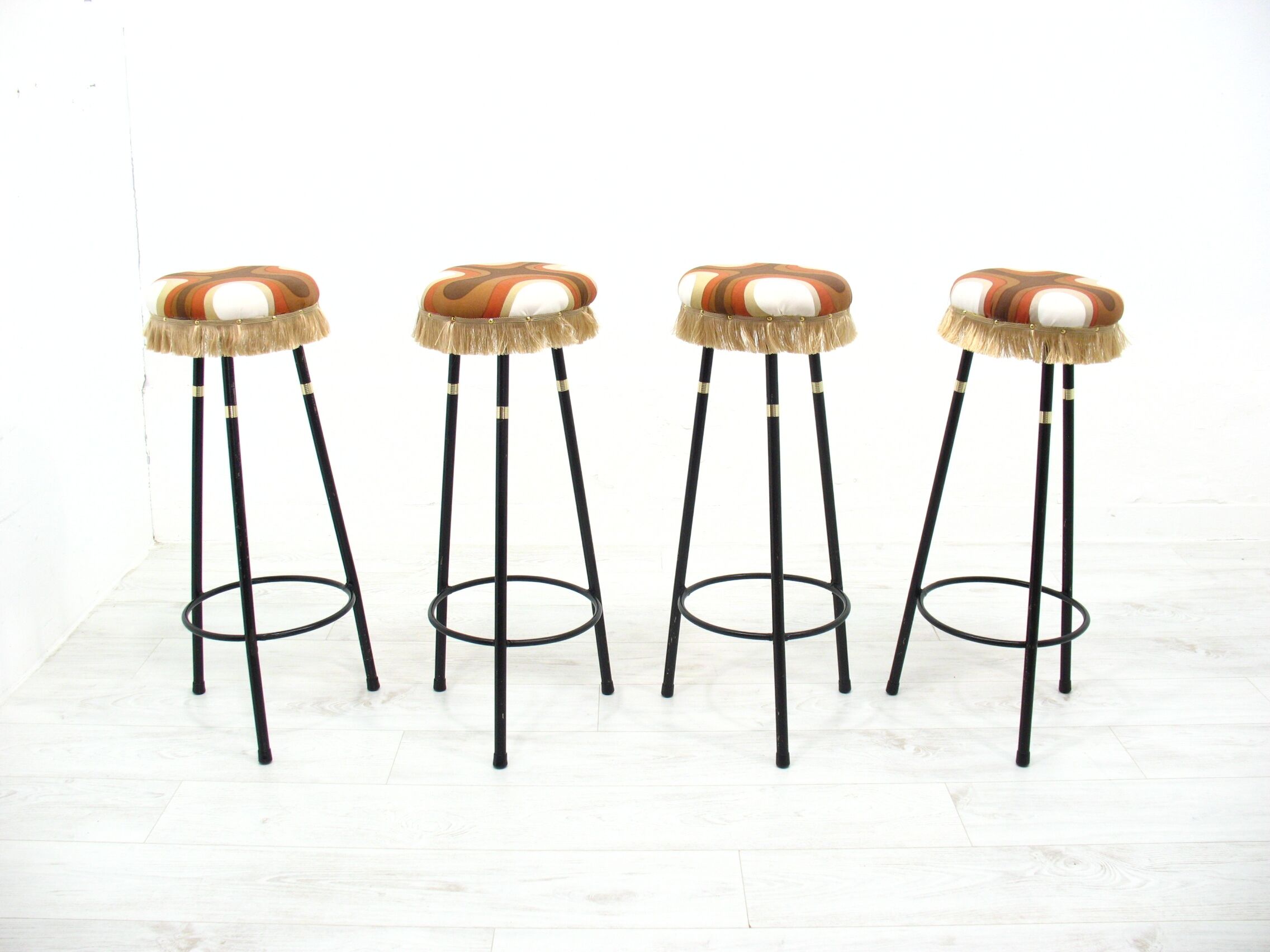 Tabourets de bar vintage, années 1970