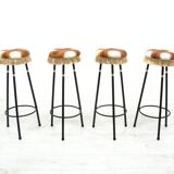 Tabourets de bar vintage, années 1970