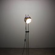 Adjustable Italian chrome floor lamp Space Age, 1960s