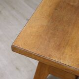 Table de repas de René Gabriel en chêne, 1950