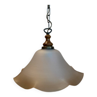 Vintage glass pendant light