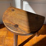 Tabouret tripode en bois