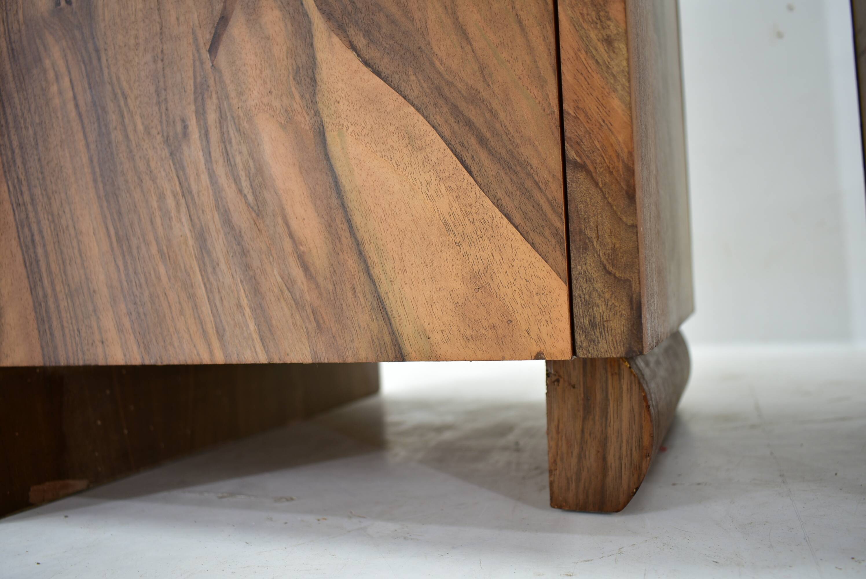 1938s,  Pair of art deco bedside table , Czechoslovakia