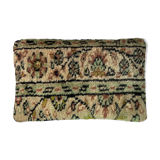 Vintage turkish rug cushion cover, 30 x 50 cm