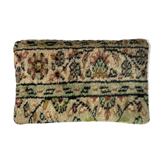 Vintage turkish rug cushion cover, 30 x 50 cm