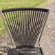 Pair of chairs scoubidou of the years 60