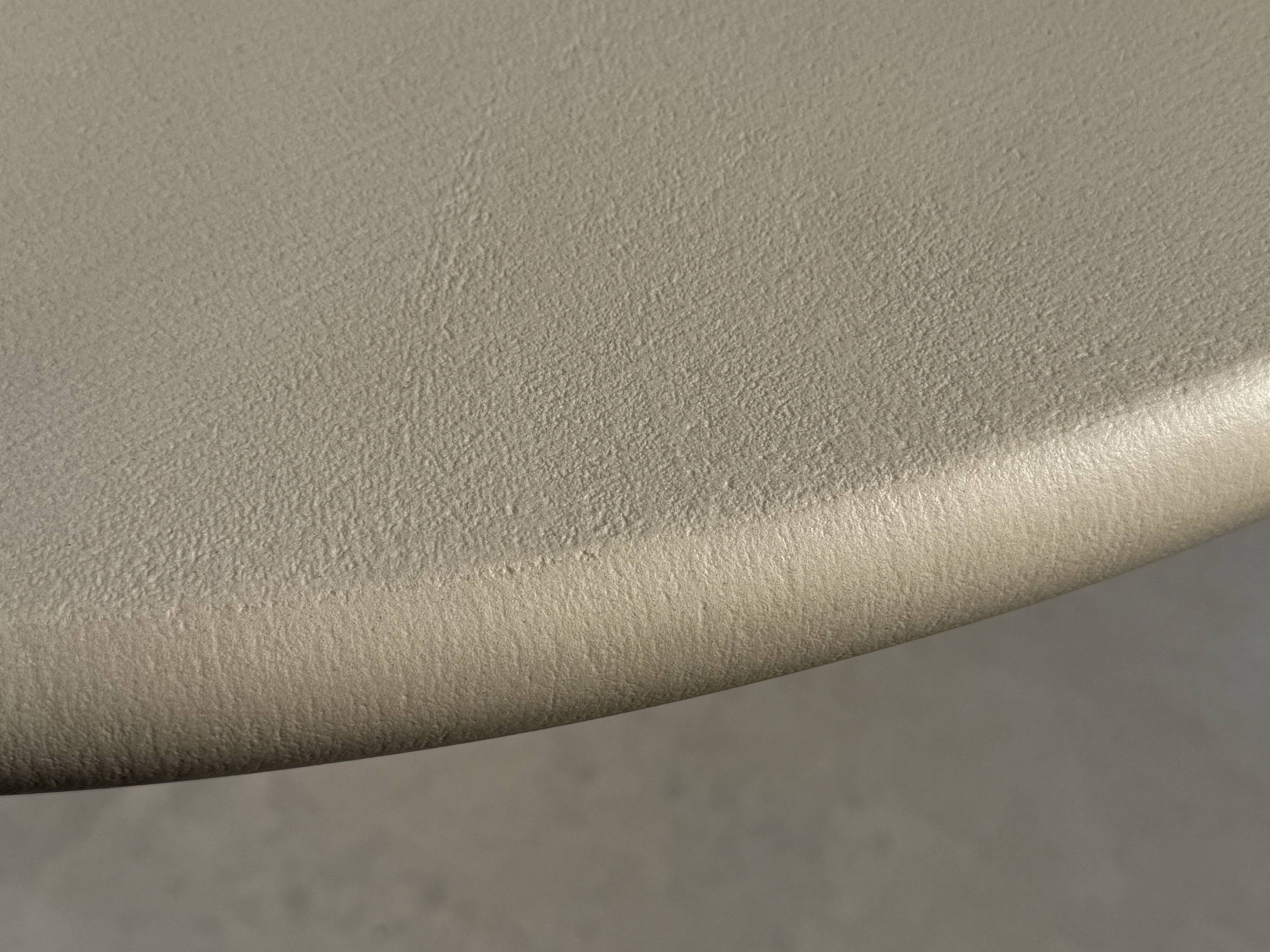 Customizable Handmade Sculptural Plaster Coffee Table, Organic shape, O150