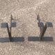 Pair of 70s andirons