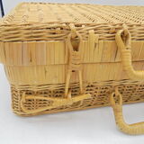 Wicker suitcase