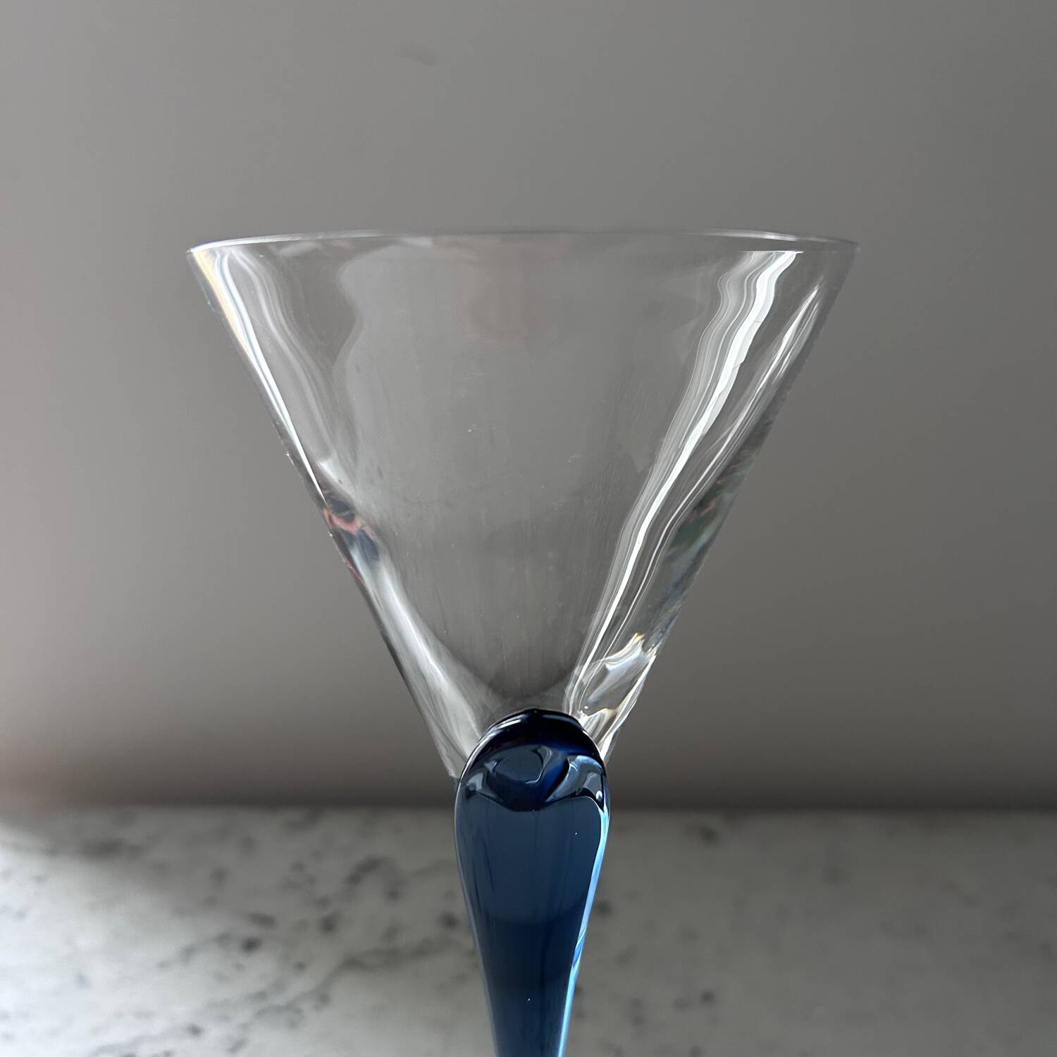 Service of 5 tulip cups