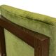 Vintage armchair solid wenge design 60s leather armrests design