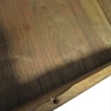 Old patinated solid wood box