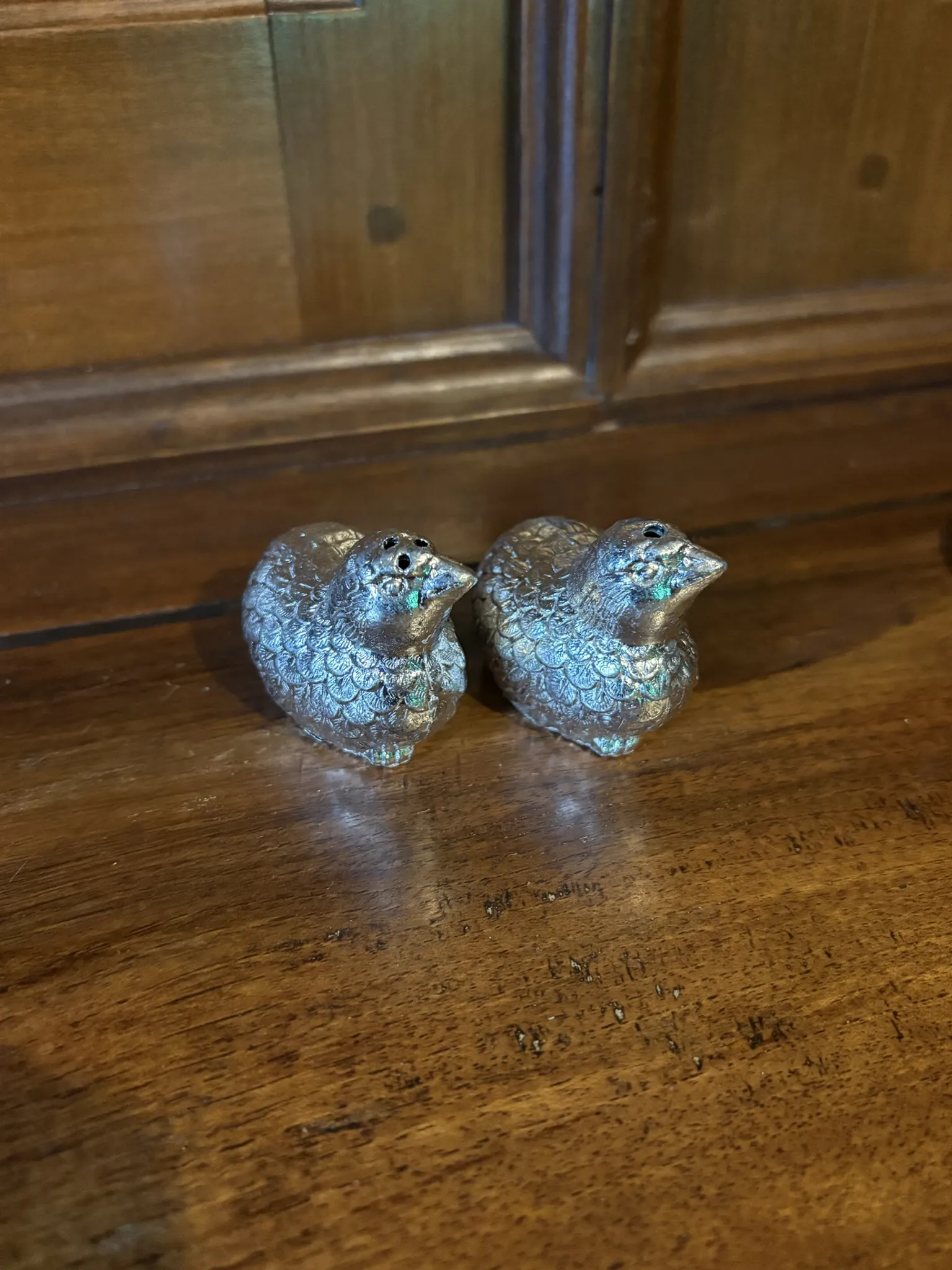 Quail salt and pepper set