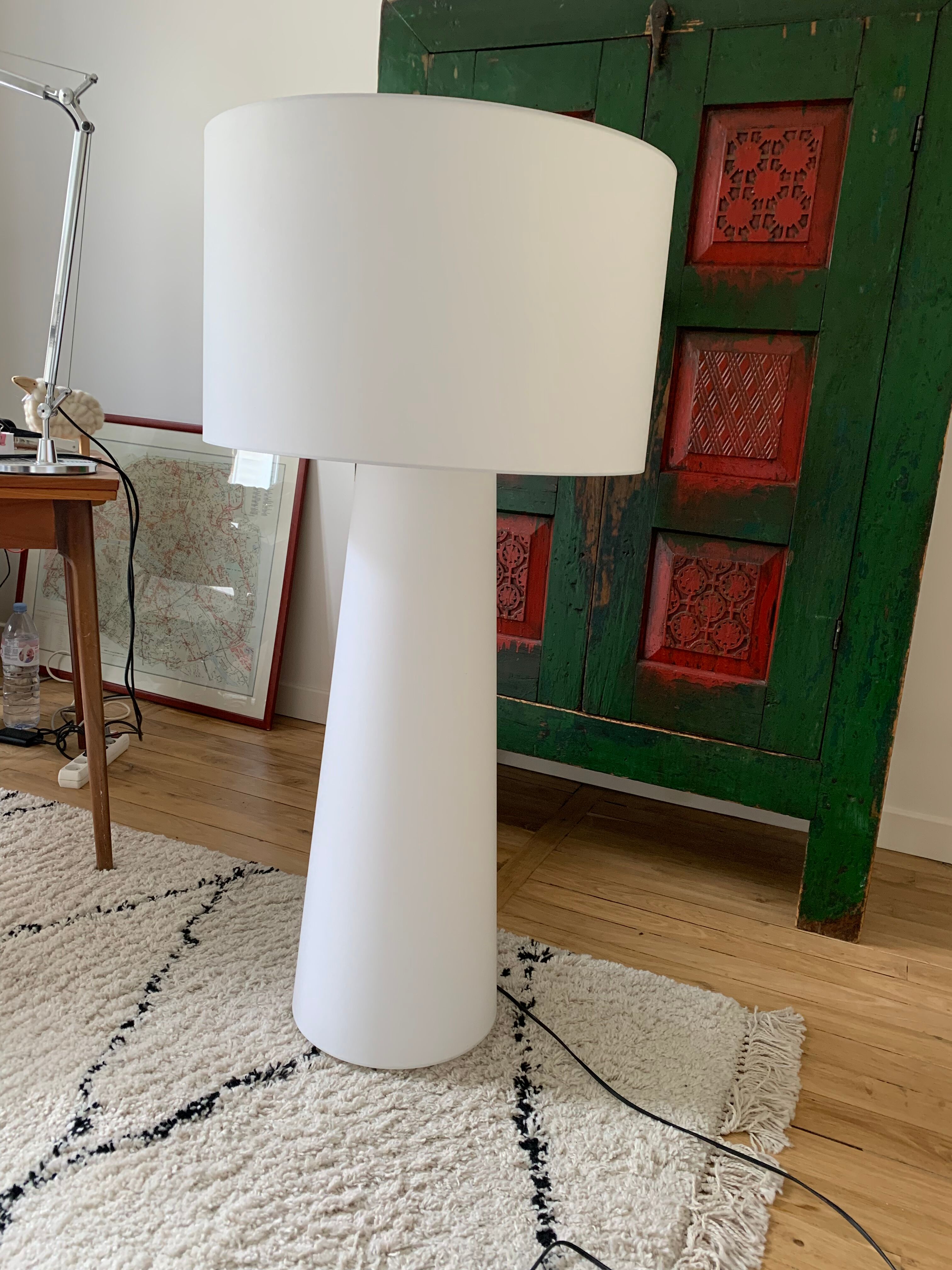 Cappellini big shadow floor lamp white