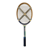 Antique wooden racket donnay wood + metal protection