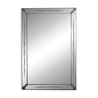 Miroirs vénitien – Glace au mercure gravée à la main