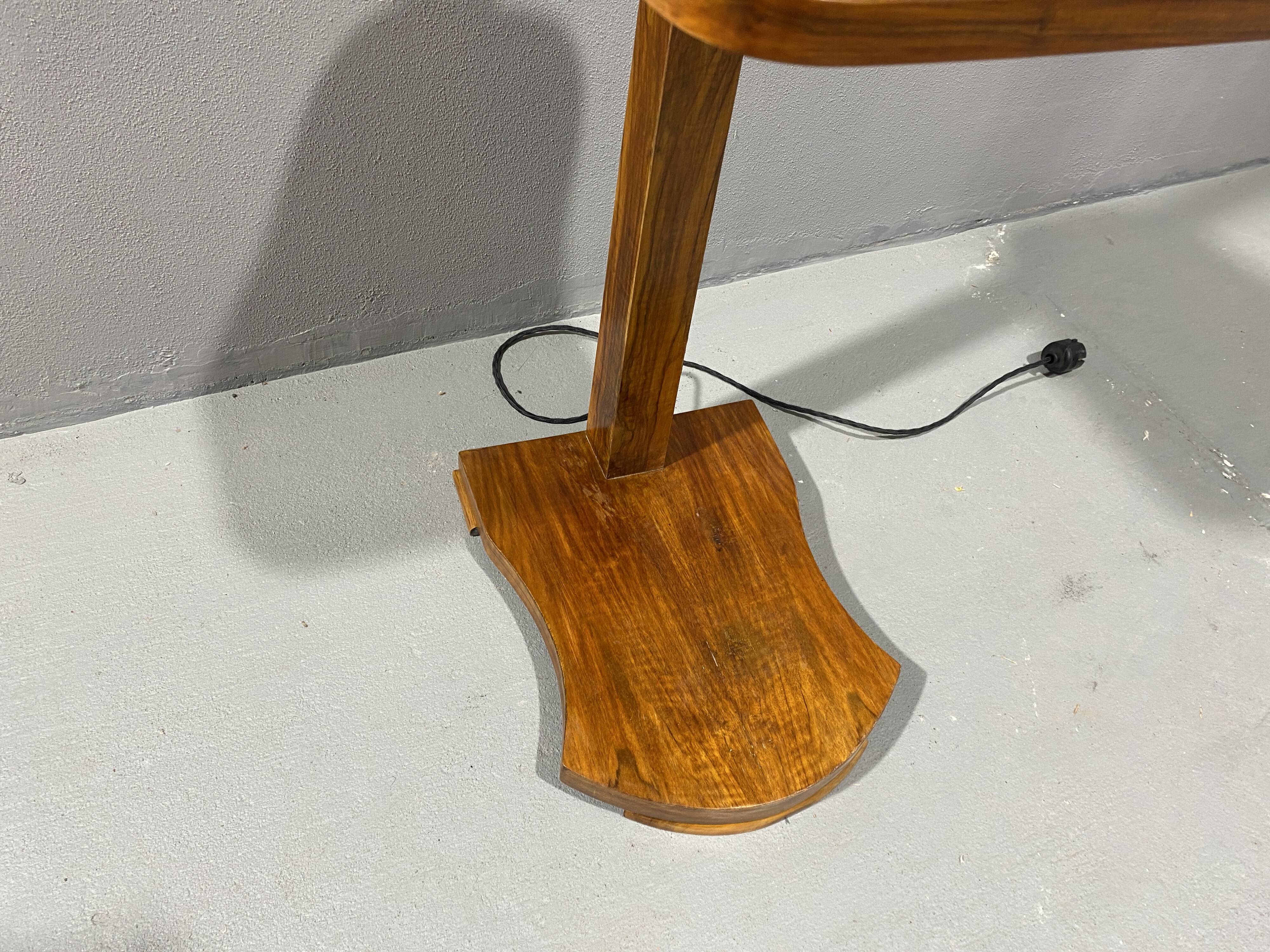 Lampadaire art deco, années 30, tchécoslovaquie