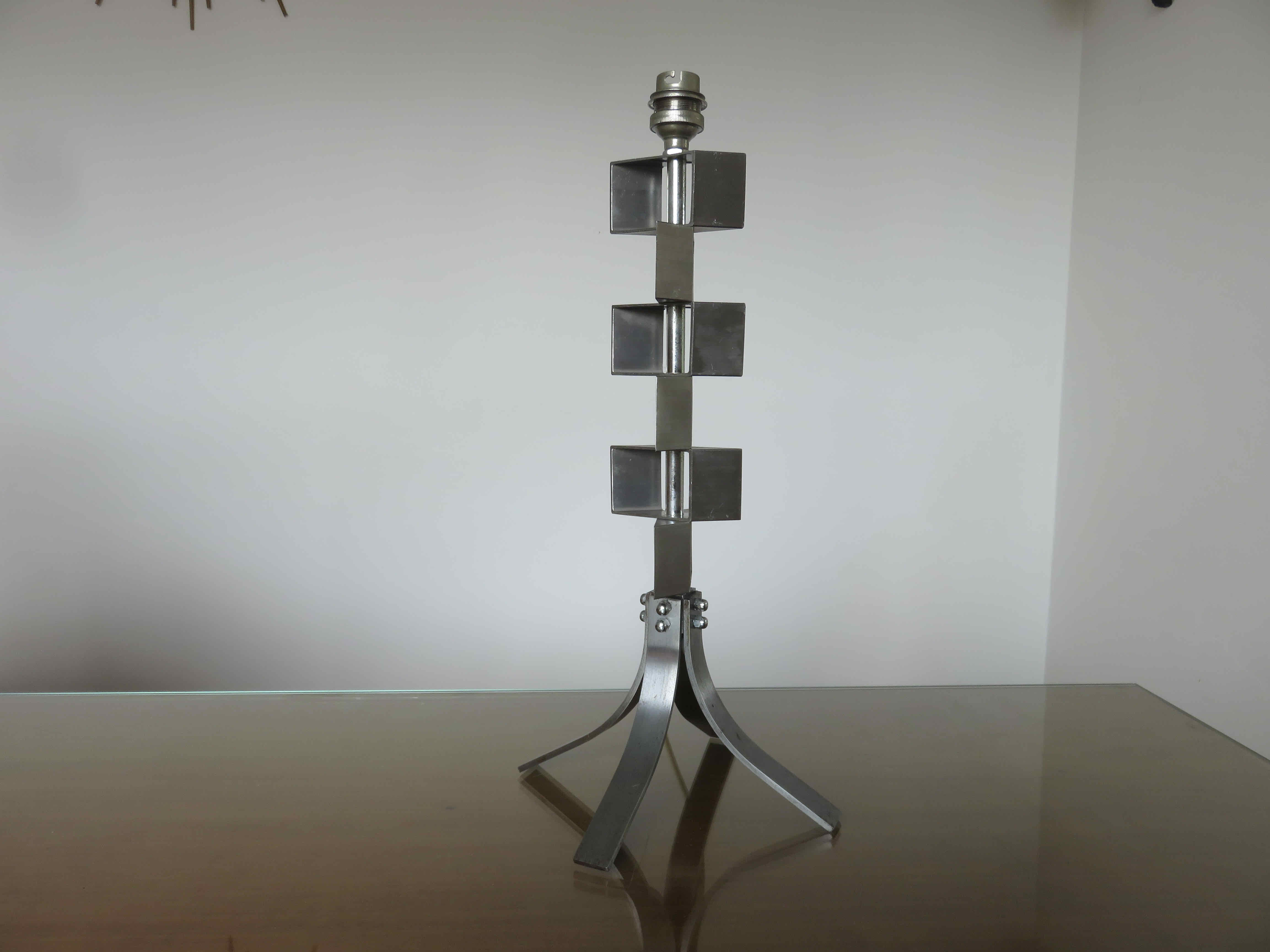 Stainless steel lamp 70s