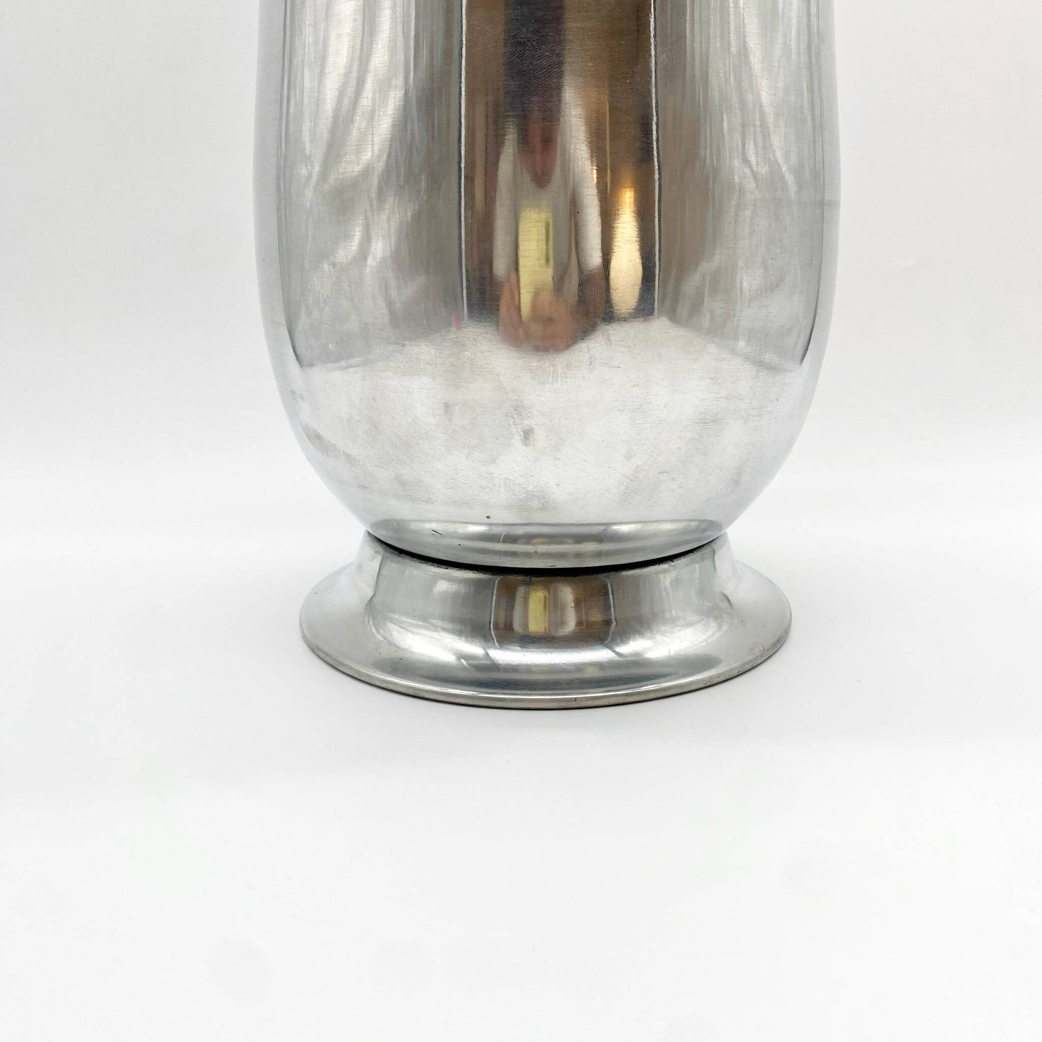 Large jar / aluminum by anna efverlund for ikea – 1990s