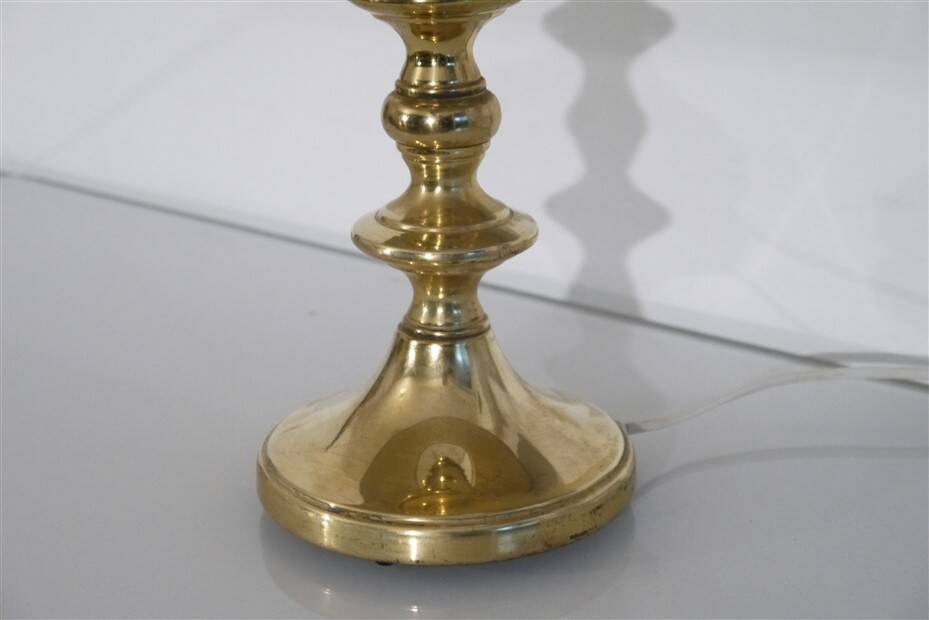 Scandinavian brass lamp 1970