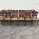 Set de 12 chaises bistrot luterma 1920