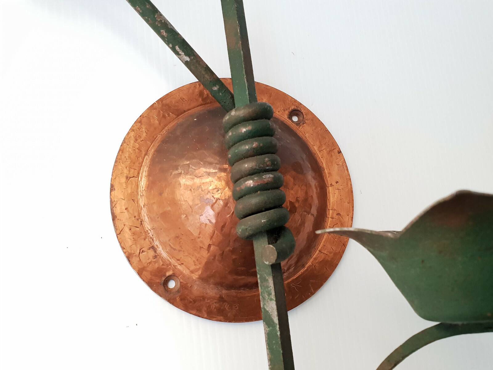 Pair of vintage wall planters 1940s 1950s