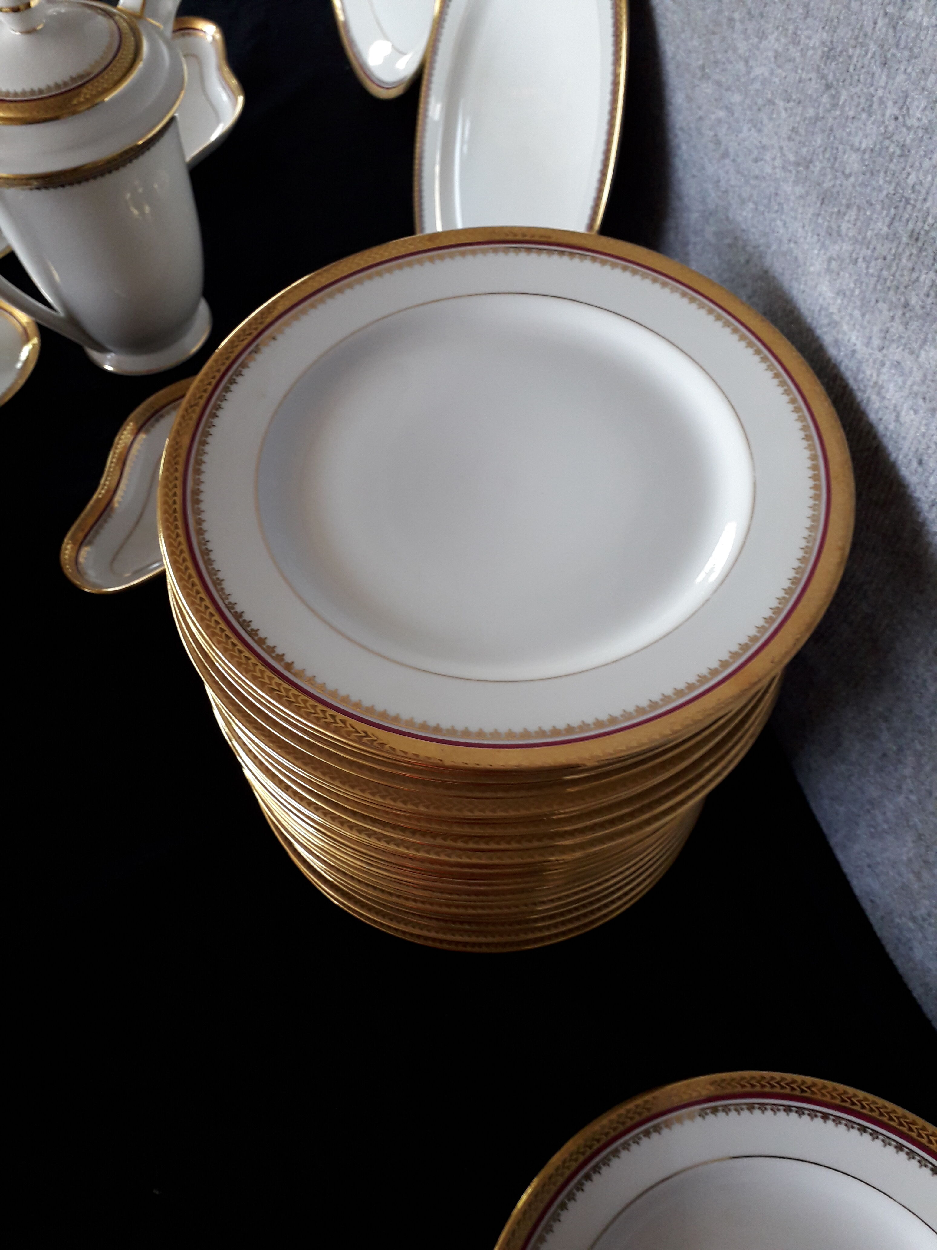 Limoges table service of 77 pieces of RS brand of the twentieth century