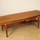 Table basse scandinave en teck années 60