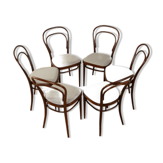 Chaises de café, modèle 214 de Michael Thonet