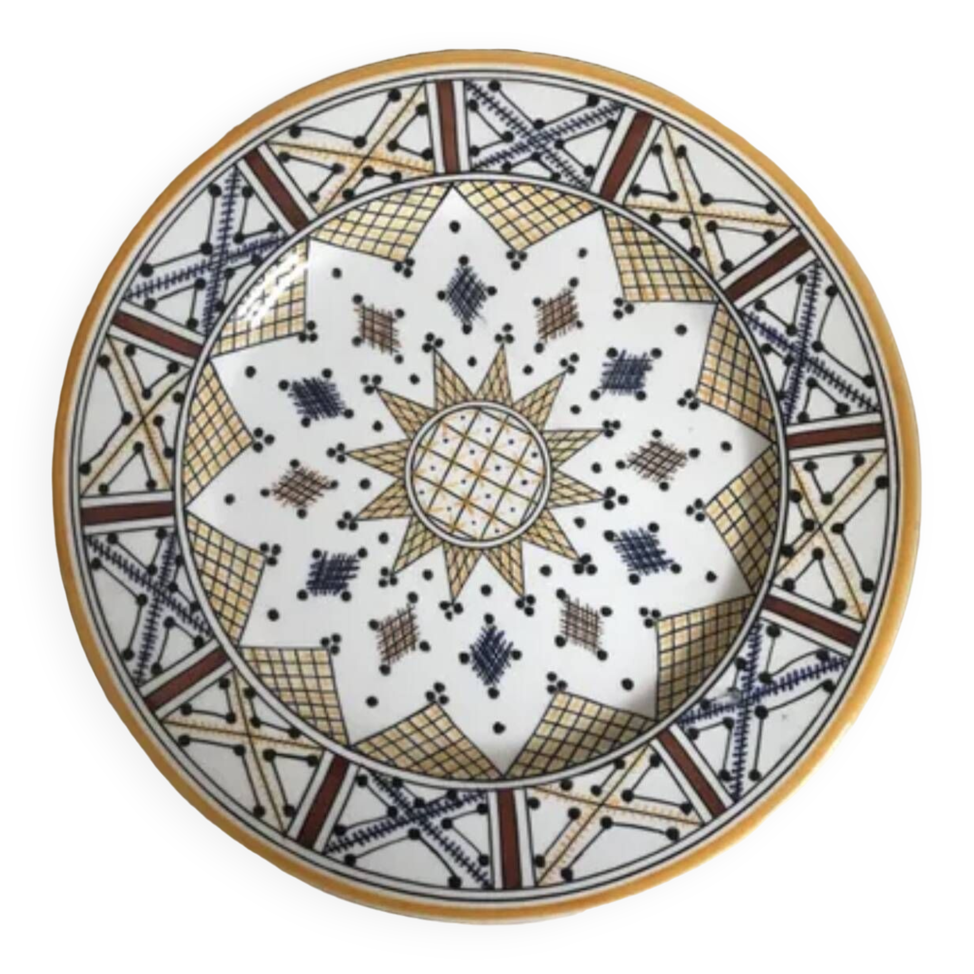 Assiette en céramique