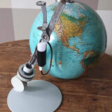 Vintage Globe Luminous World Map Scan Globe Denmark