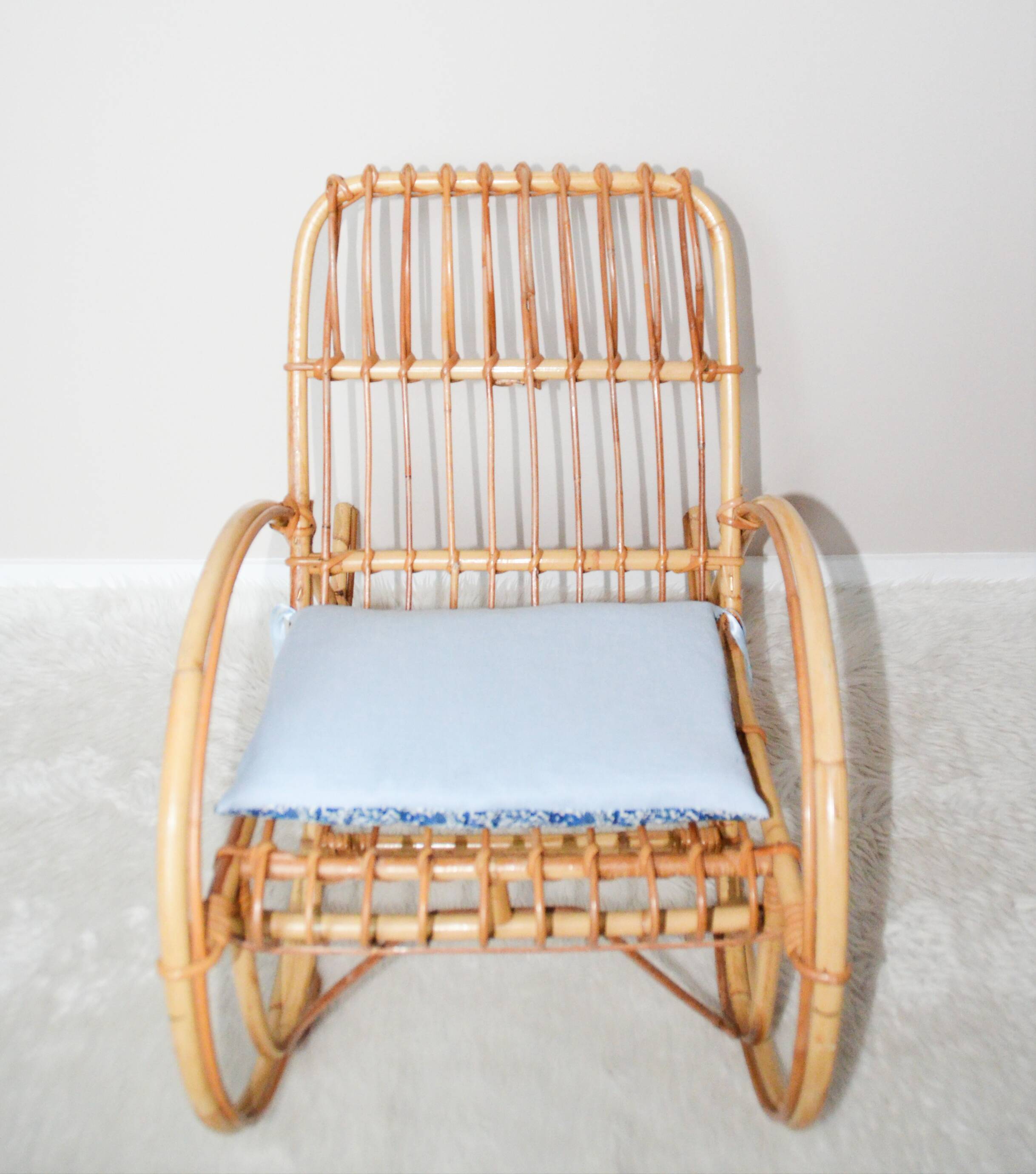 Rattan for child rocking chair