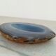 Blue agate ashtray