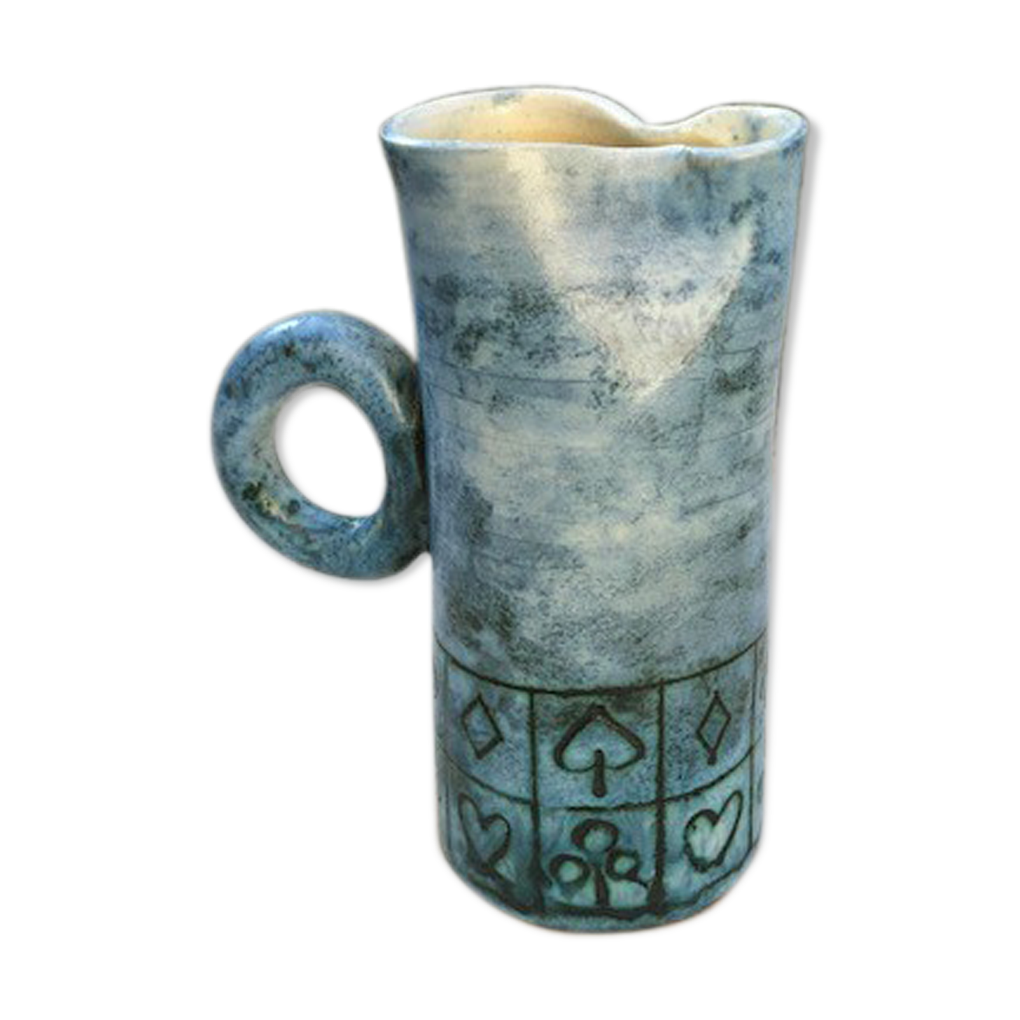 Jacques Blin ceramic pitcher