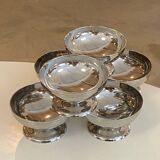 Set of 6 stainless steel cups