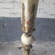 Italian coat rack brass and onyx