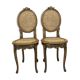 Paire de chaises de style Transition