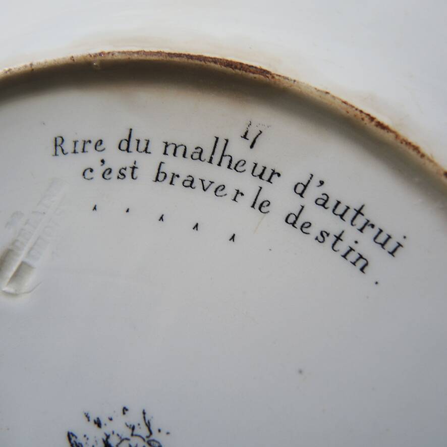 5 old ceramic speakers HB Choisy