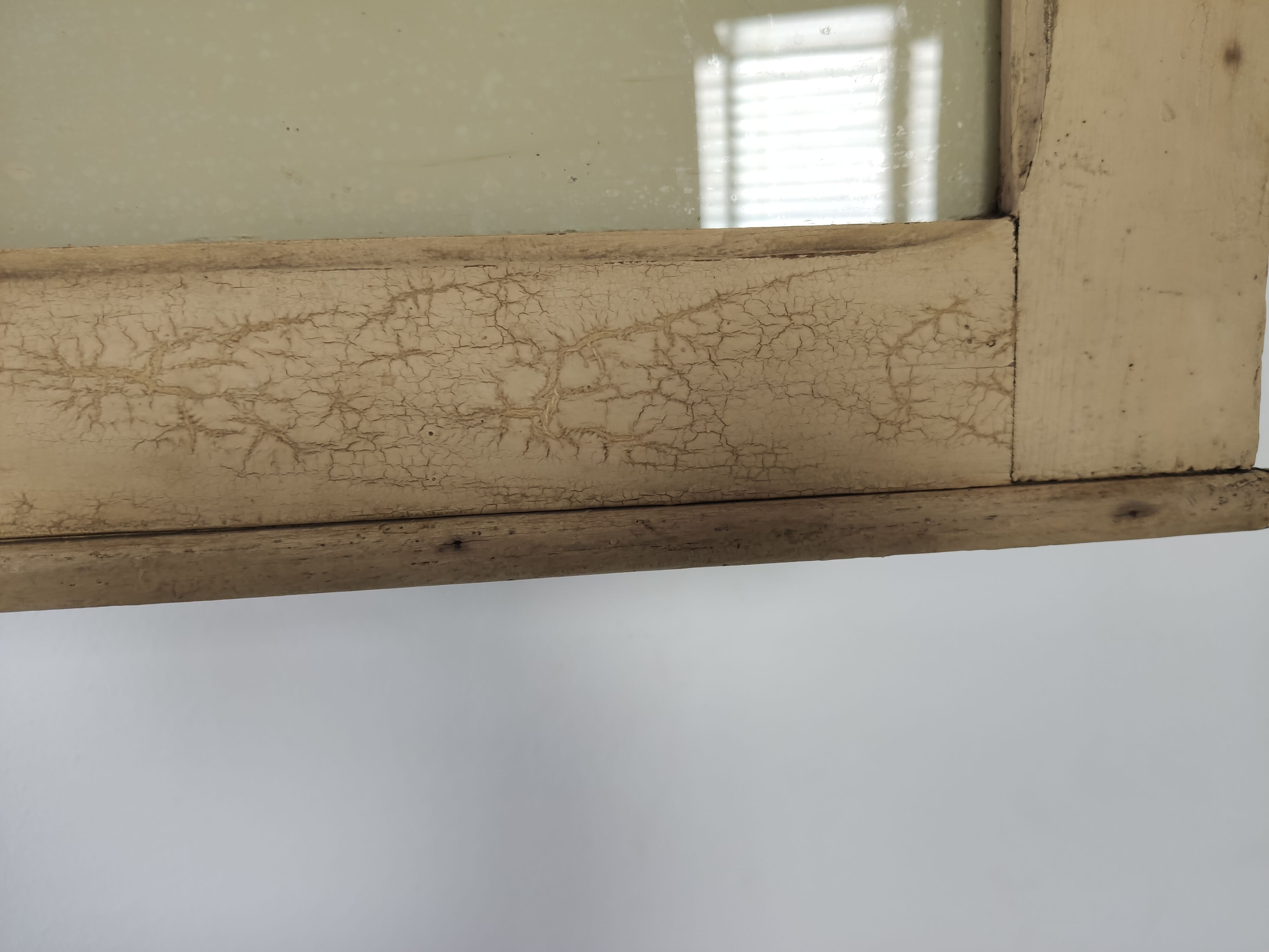 old wooden medicine cabinet, 1950s