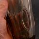 Vintage smoked glass Art Deco vase