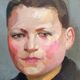 Huile sur panneau de bois - "Portrait de jeune homme" Jean Eritziane (1887-1925) -