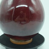 Vase China ceramic ox blood H. 32cm