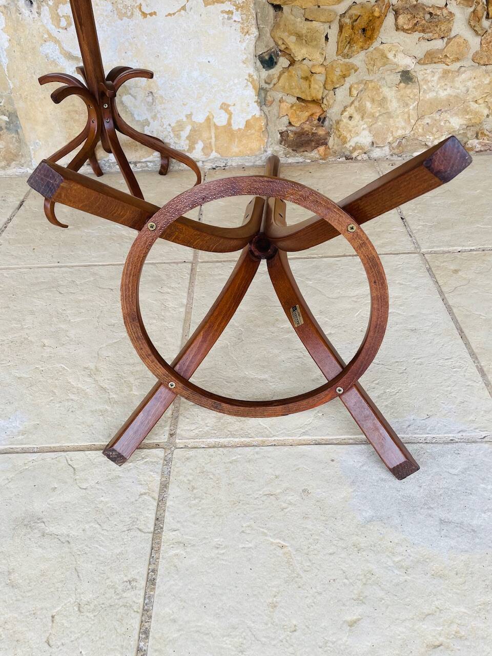 Vintage coat rack on feet by Baumann, circa 60s