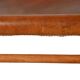 Tabouret « Safari » en chêne et cuir