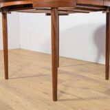Mid-Century Teak Dining Table and Chairs Set by Hans Olsen for Frem Røjle.