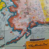 Poster map of Alaska